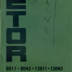 Zetor 8011 8045 12011 12045 Operators Manual