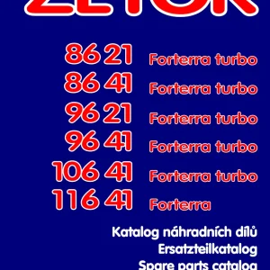Zetor Forterra 96 41 106 41 116 41 Parts Manual