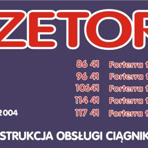 Zetor Forterra Z 8641 Z11741 Pl Service Manual
