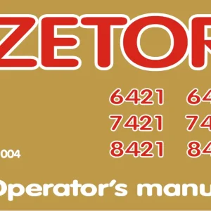 Zetor Proxima Z 6421 8441 Gb Service Manual