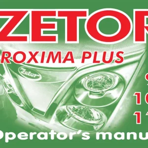 Zetor Proxima 3B 2017 Gb 2017 Service Manual