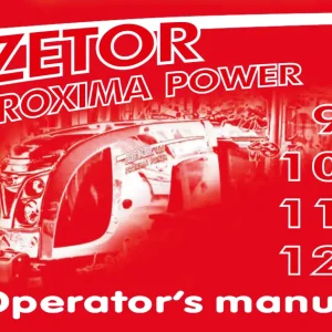 Zetor Proxima 2017 Gb 3B 2017 Service Manual
