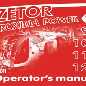 Zetor Proxima Gb 2011 Service Manual