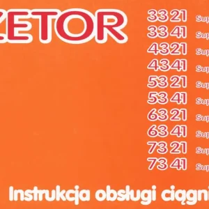 Zetor Z 3321 7341 Pl Service Manual