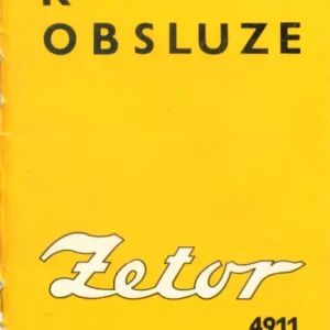 Zetor Ur I 4911 6945 Cz Service Manual