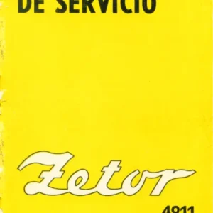 Zetor Ur I 4911 6945 Esp Service Manual