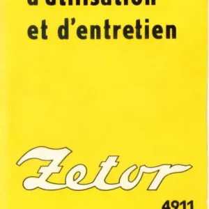 Zetor Ur I 4911 6945 Fr Service Manual