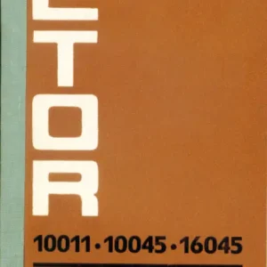 Zetor Ur Ii 10011 16045 Service Manual