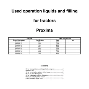 Zetor Zs 09 0018 Gb Service Manual
