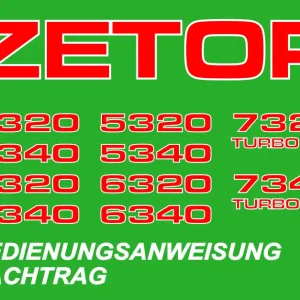 Zetor Z 2001 Service Manual